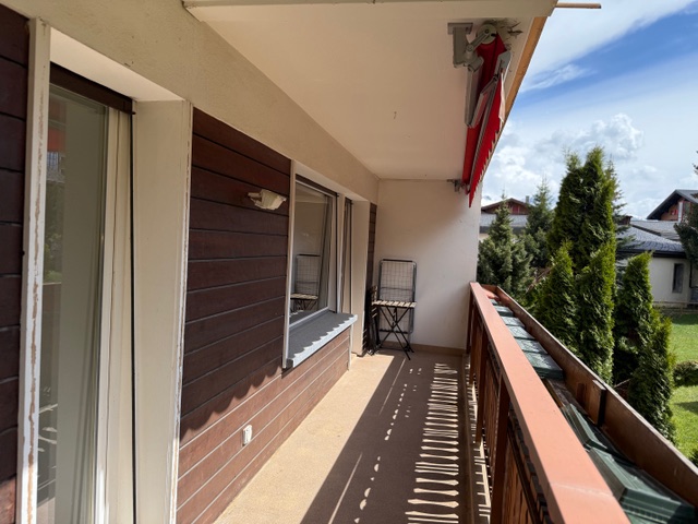 Balkon mit Blick ins Grüne