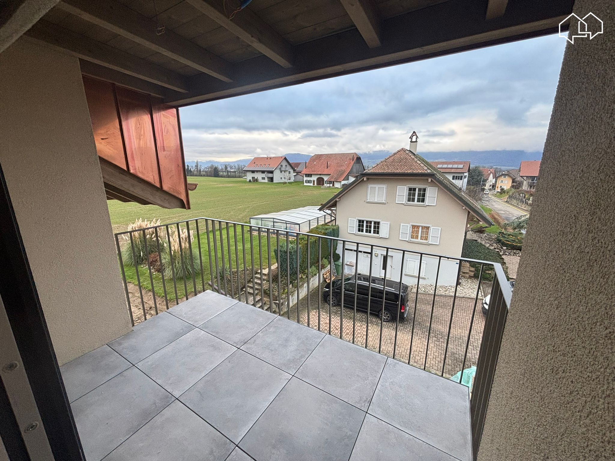 Balkon mit Panoramablick