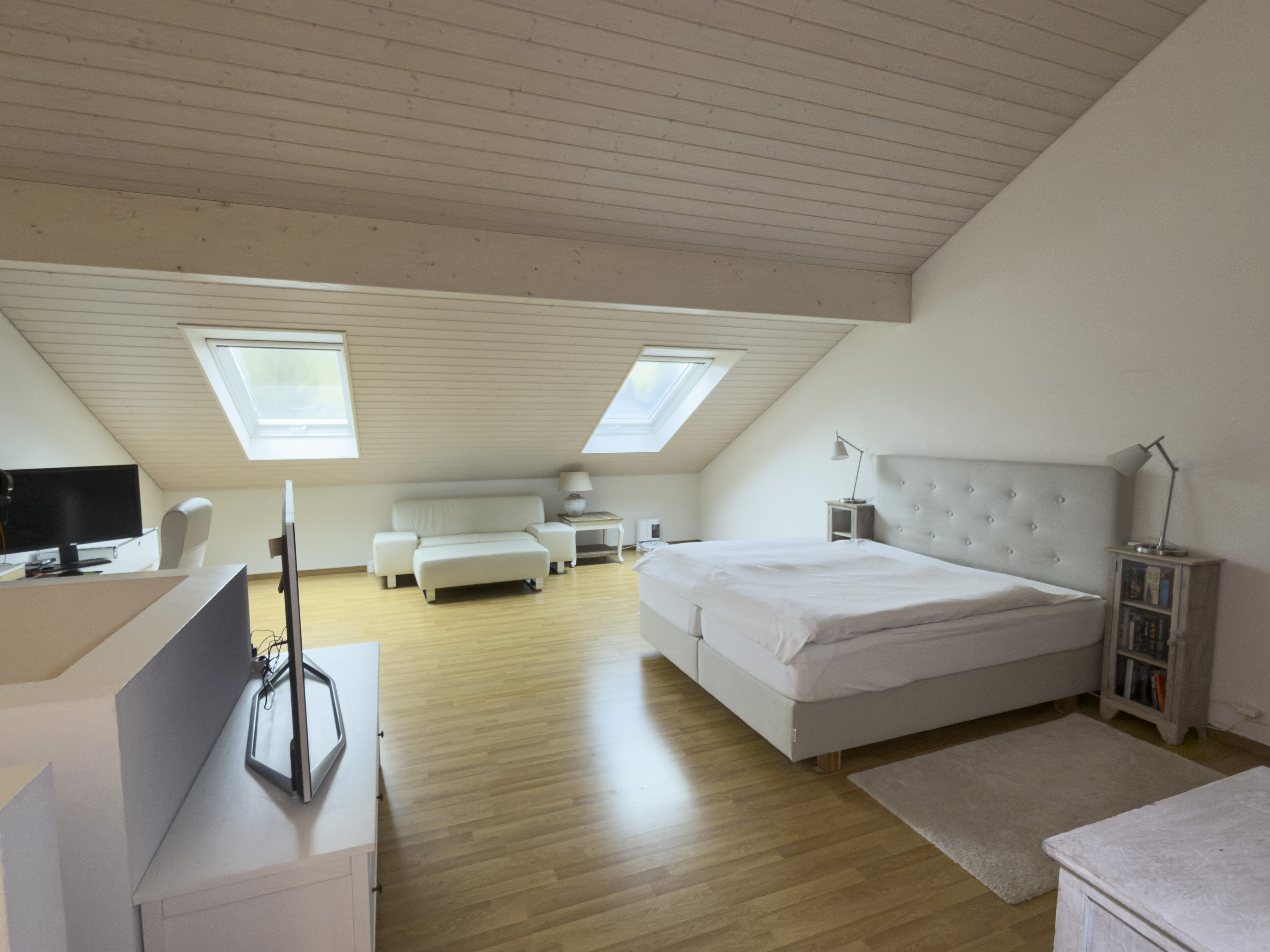 Ausgebautes Dachgeschoss-Schlafzimmer