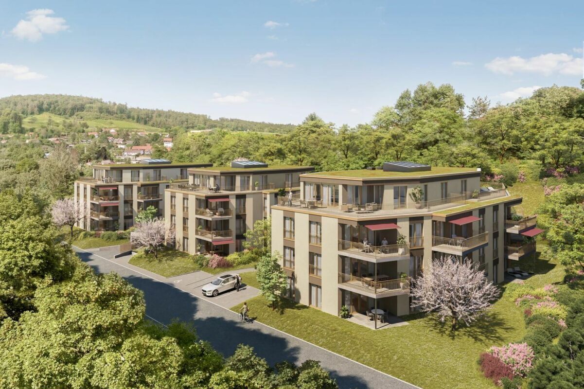 Moderne Wohnanlage im Grünen