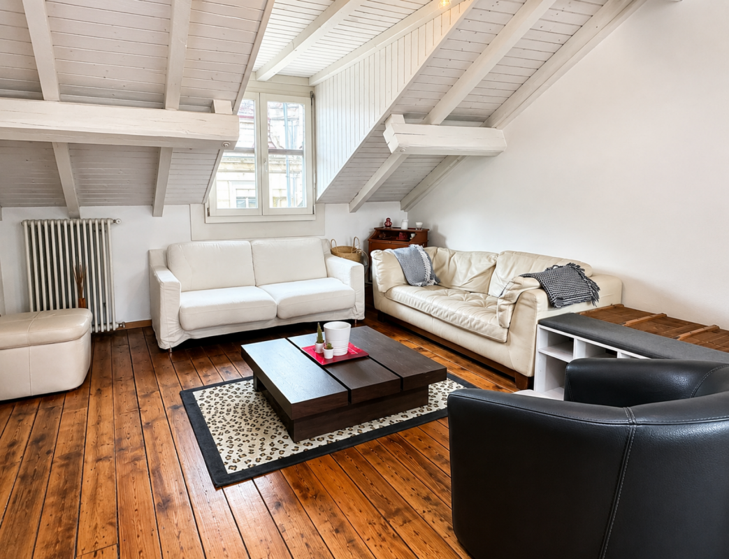 Möblierte 4-Zimmer-Wohnung zur Miete unter den Dächern - Genève – Genève