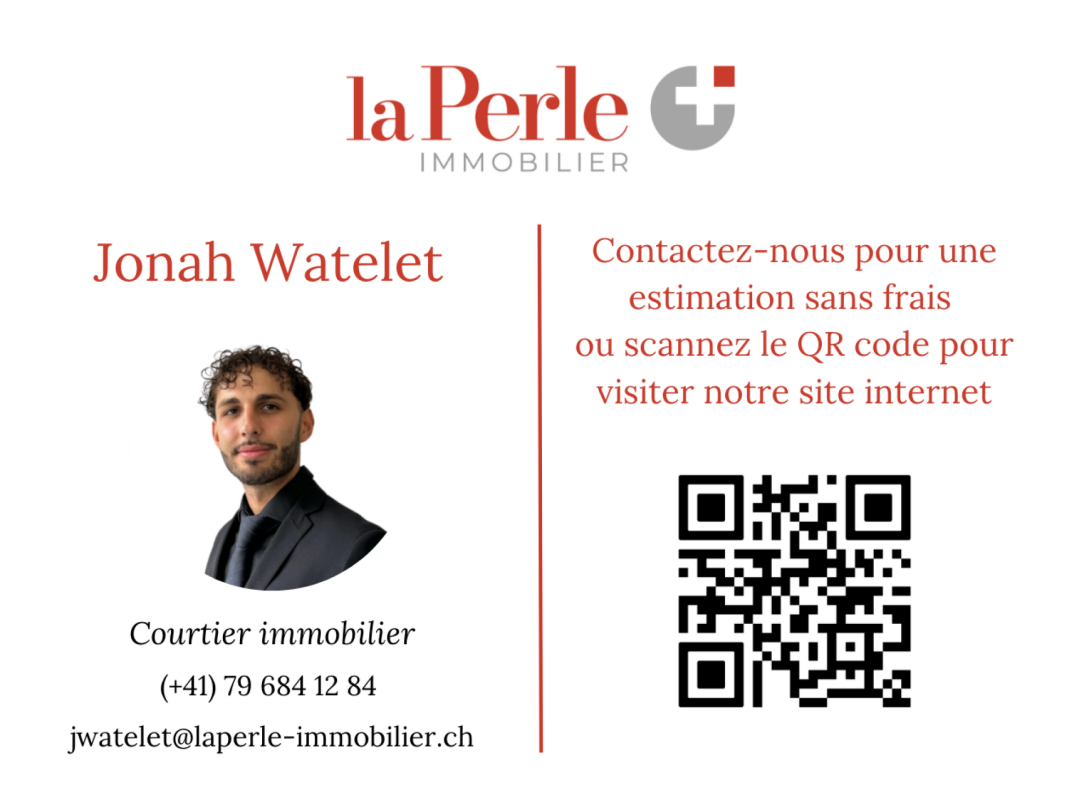 Agenturkarte mit Kontaktdaten und QR-Code