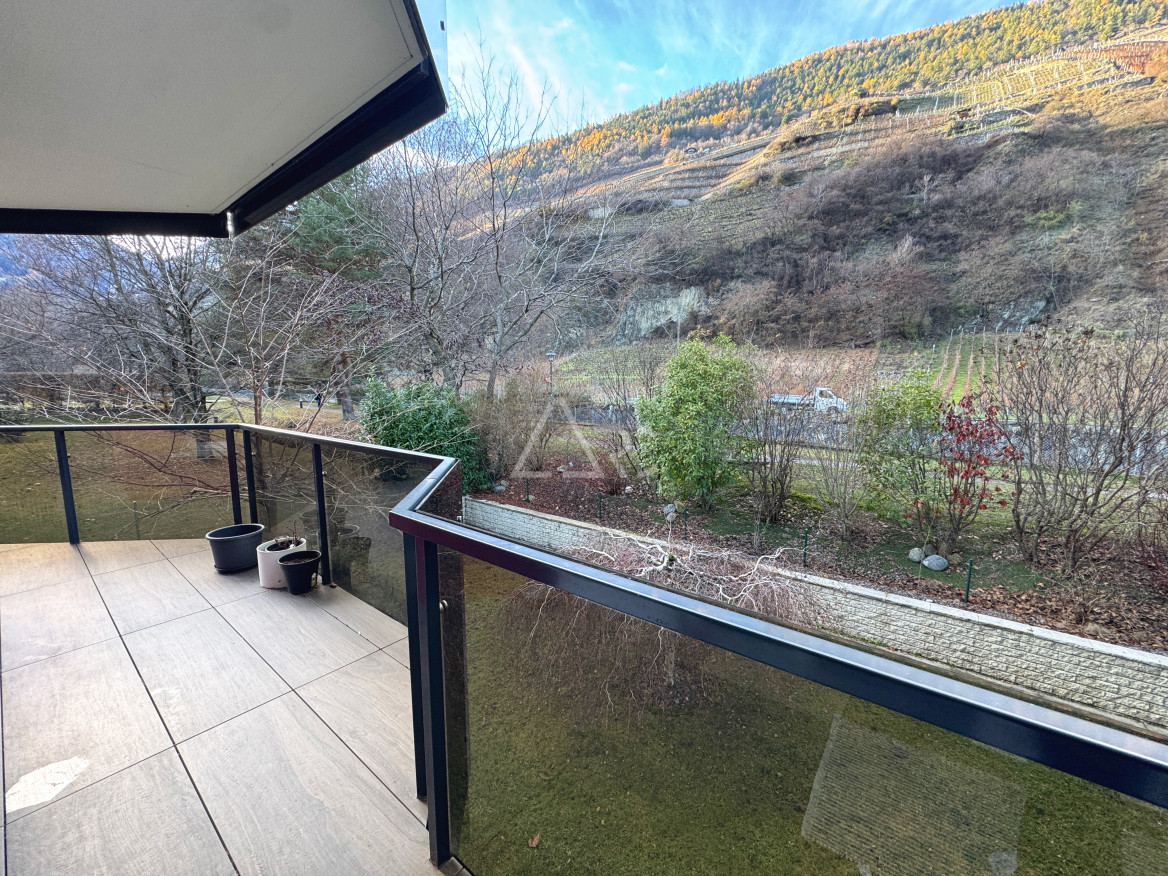 Terrasse mit Bergblick