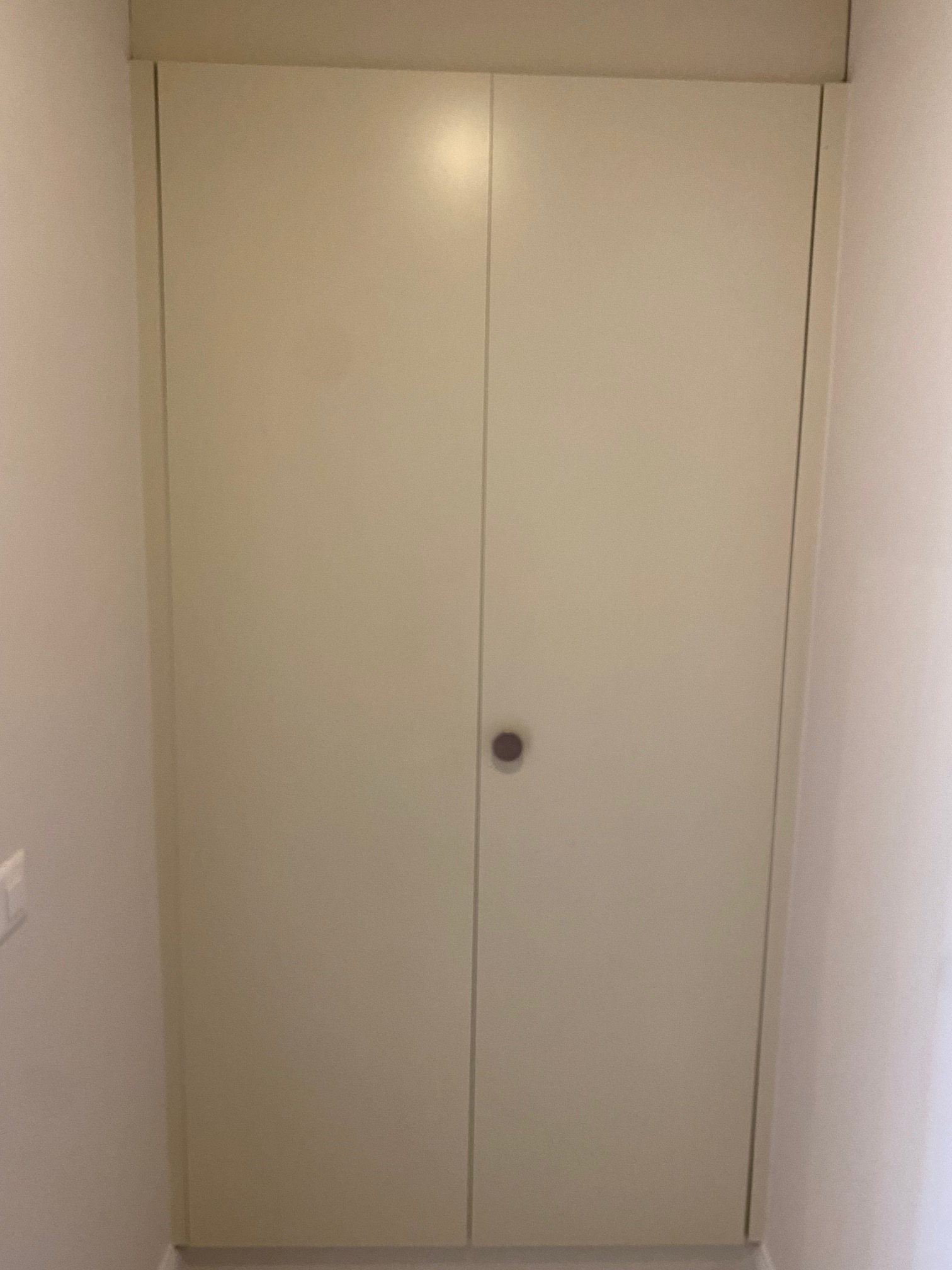 Einbauschrank oder verdeckte Tür im Flur