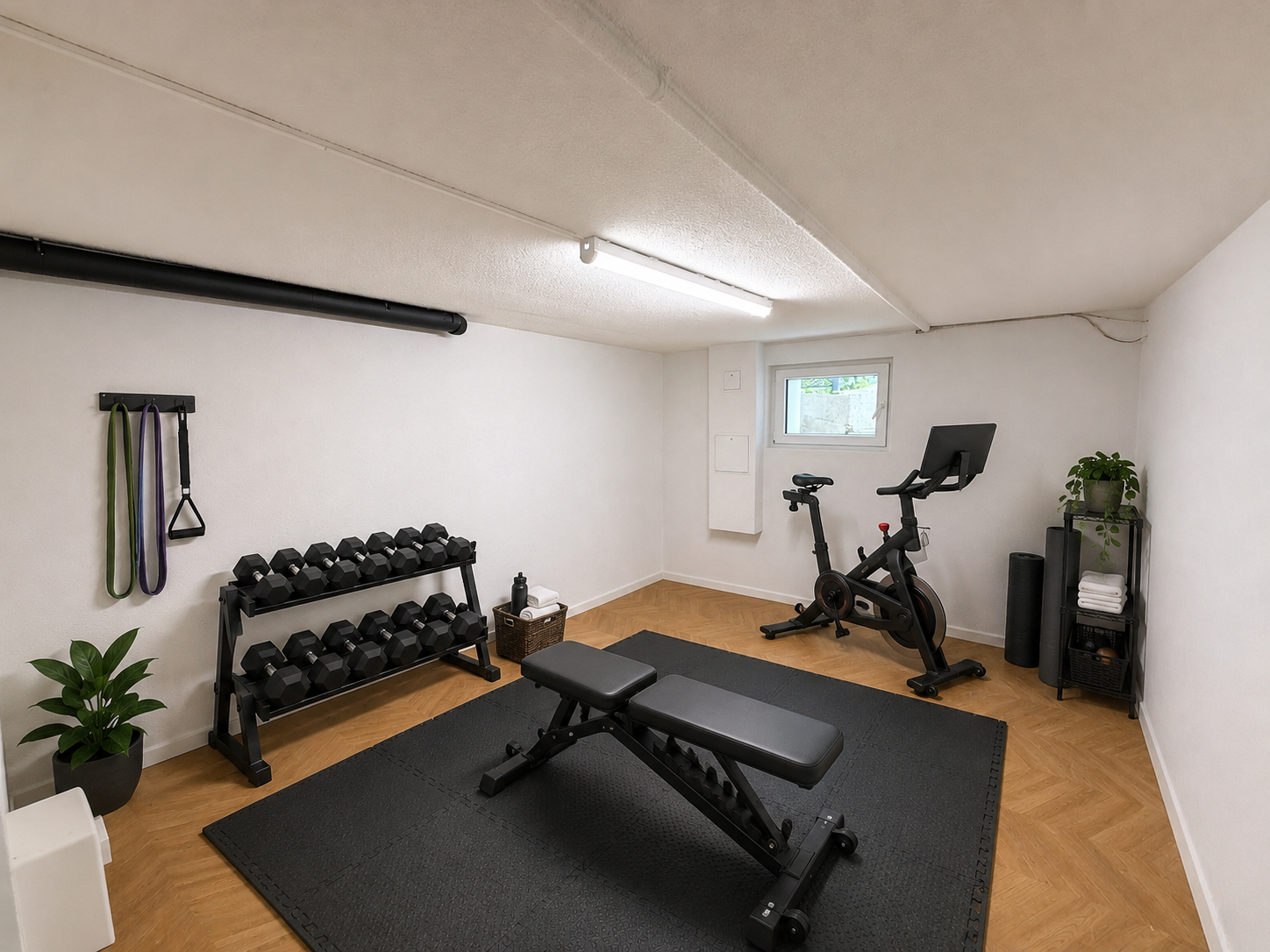 Heim-Fitnessraum im Keller