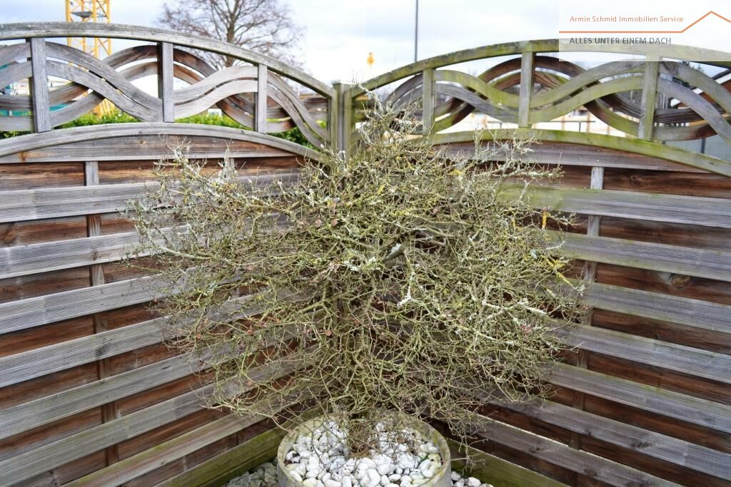 Gartenecke mit Sichtschutz
