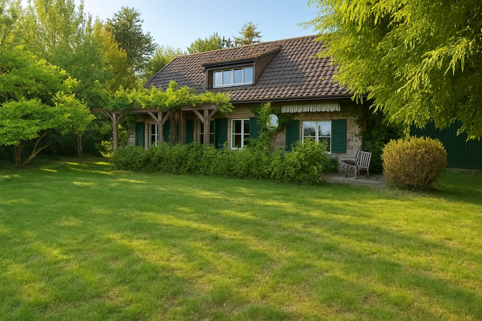 Einfamilienhaus mit großem Garten