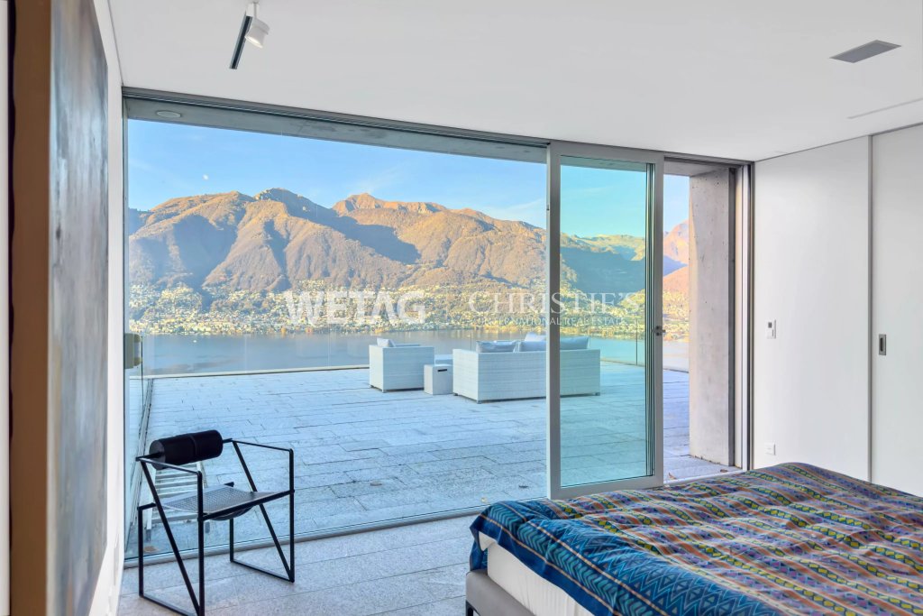 Schlafzimmer mit Panoramablick
