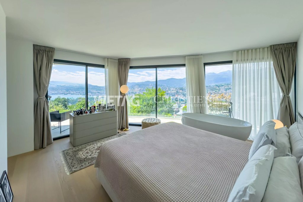 Schlafzimmer mit Panoramablick