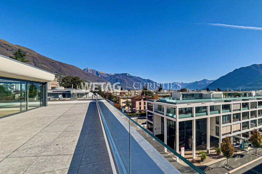 Dachterrasse mit Bergpanorama