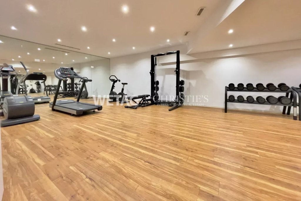 Home-Gym im Innenraum