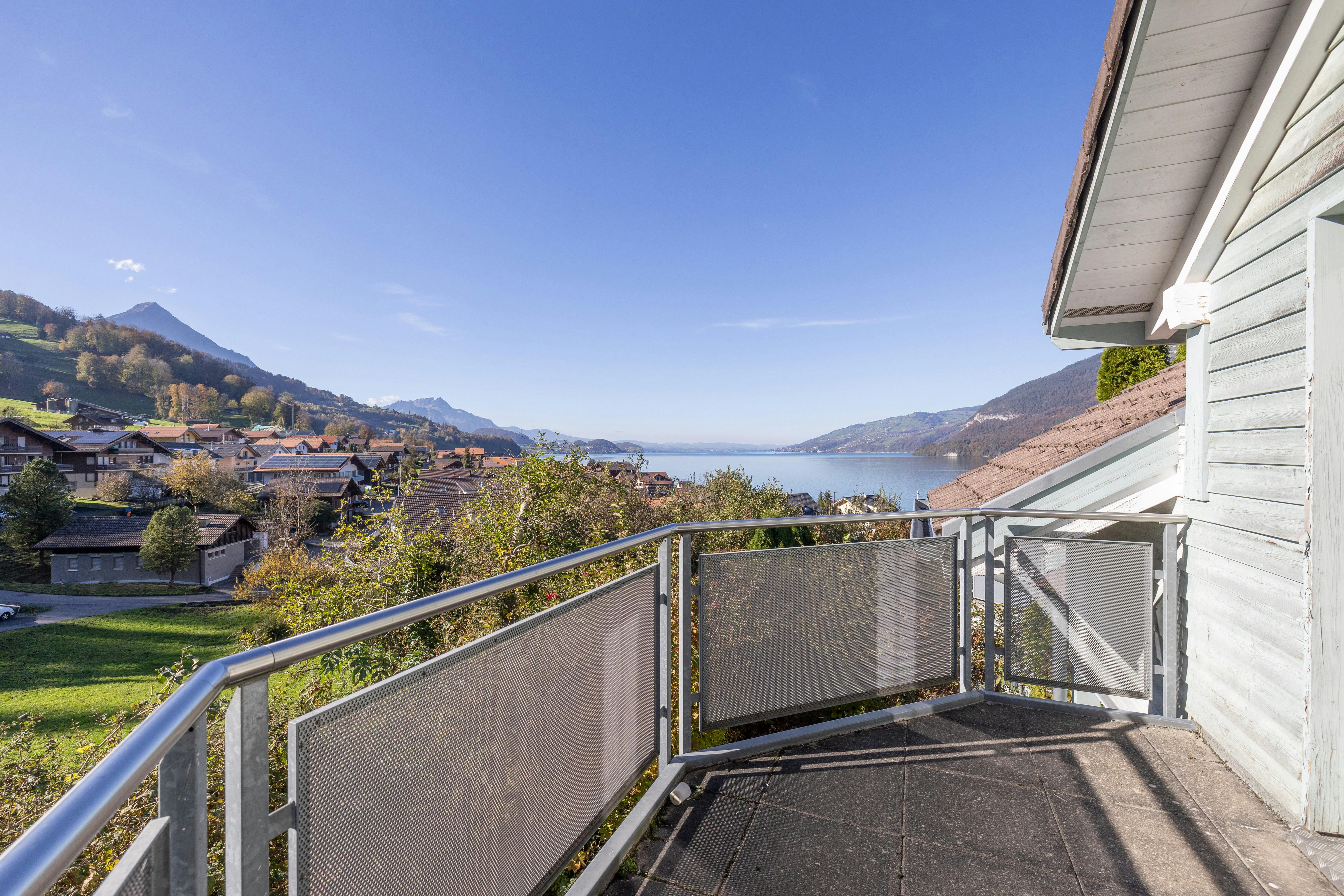Balkon mit Seeblick