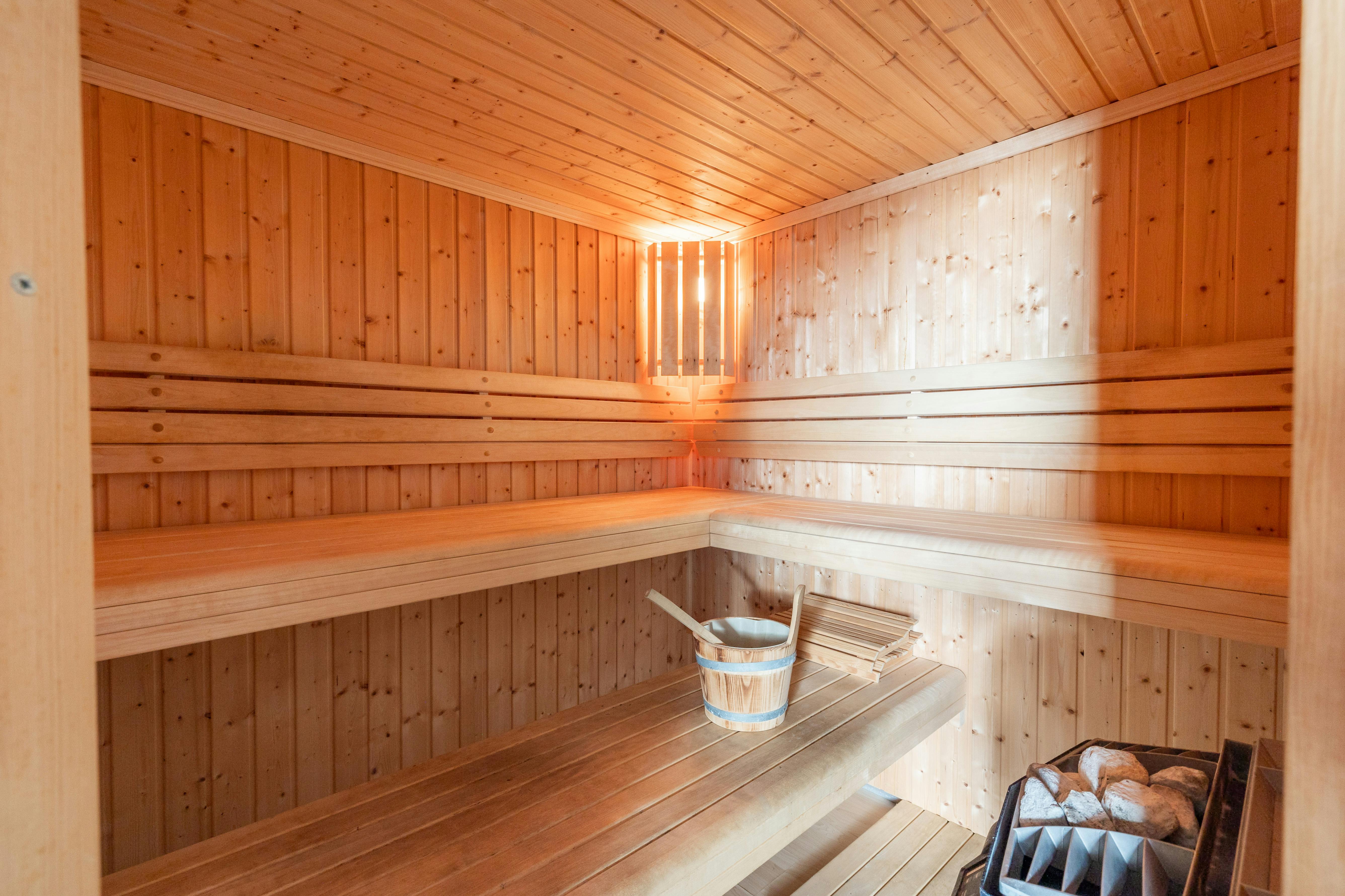 Saunaraum aus Holz