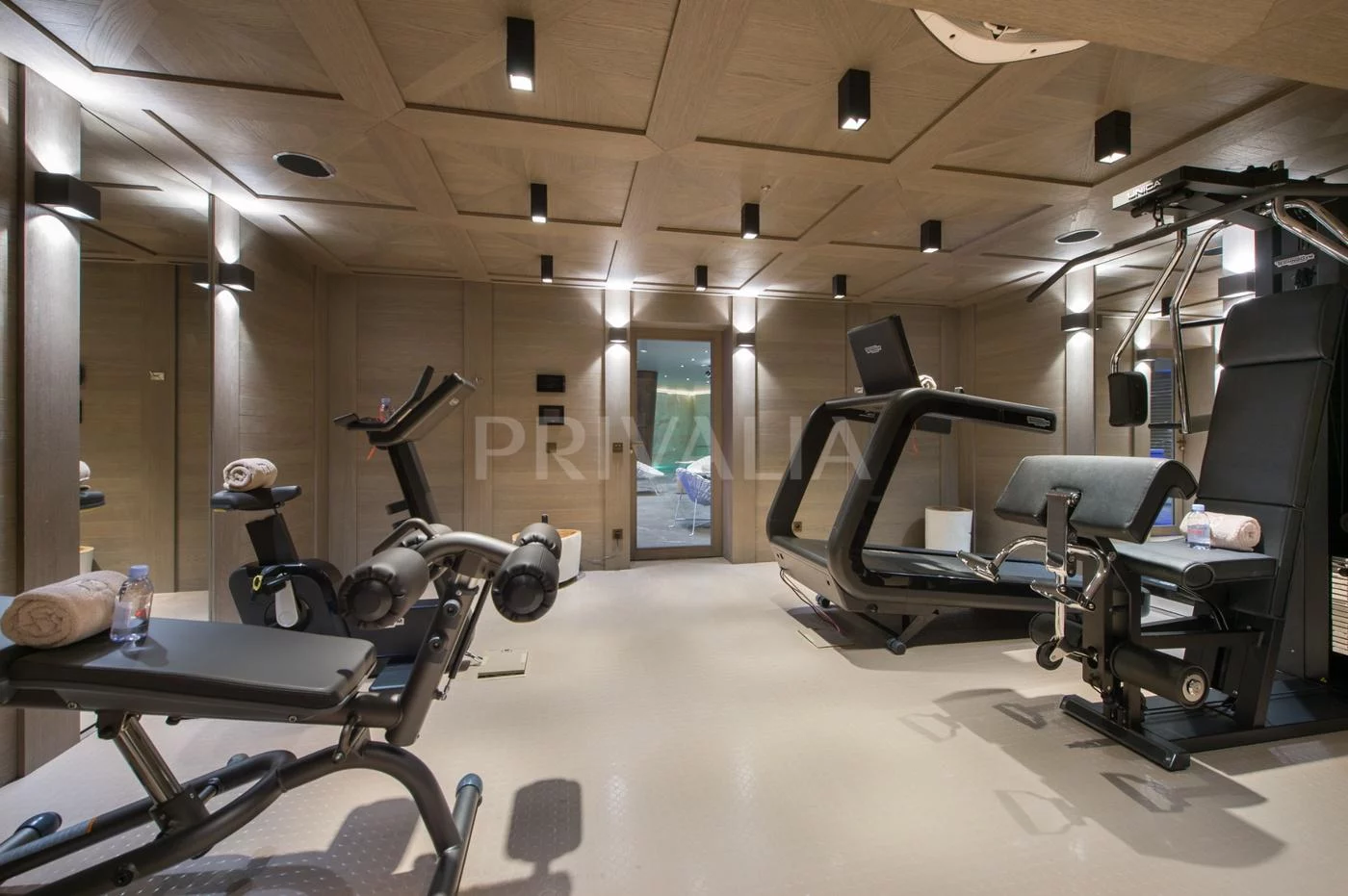 Private Fitnessraum mit Geräten