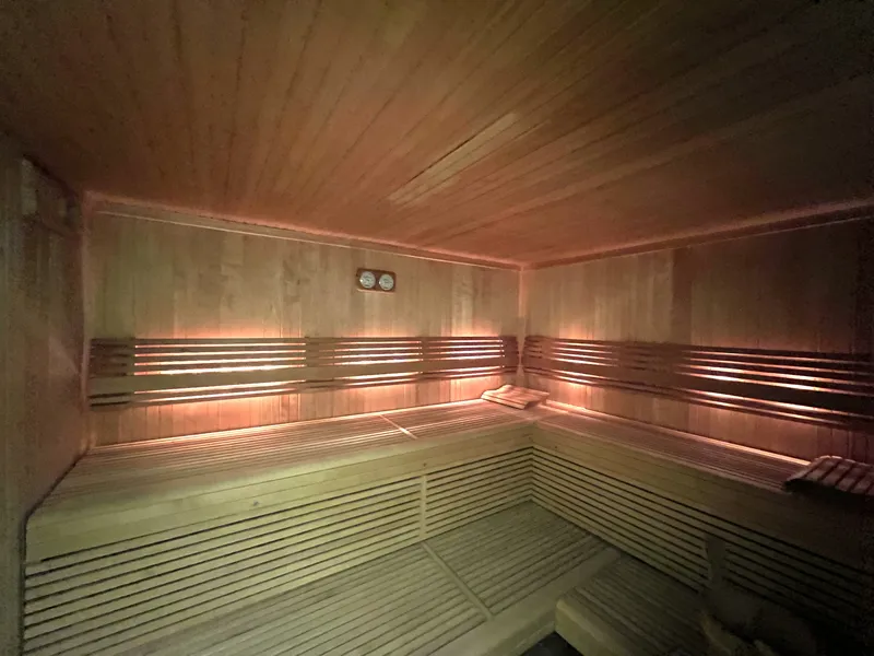 Sauna-Innenraum