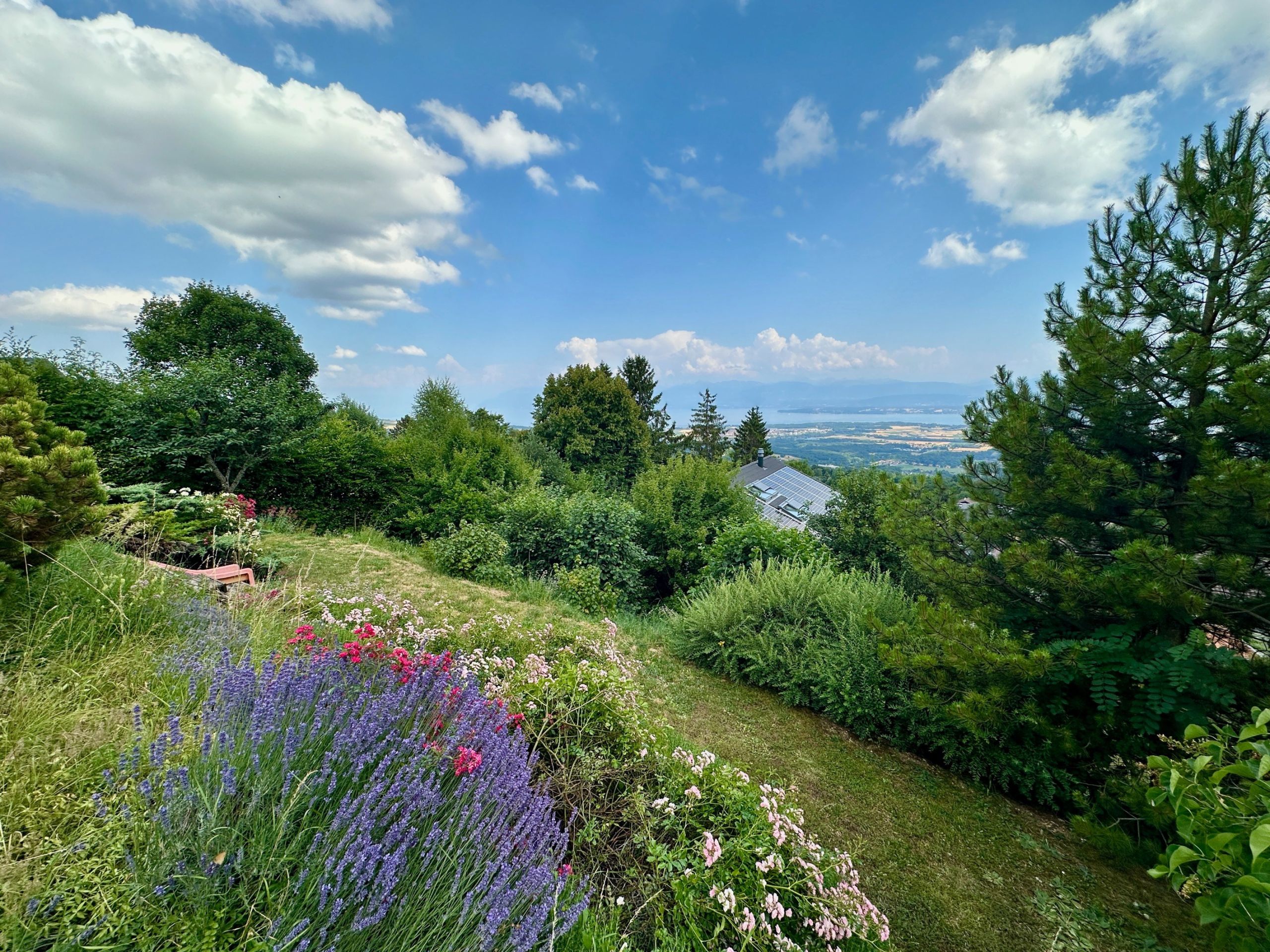 Garten mit Panoramablick