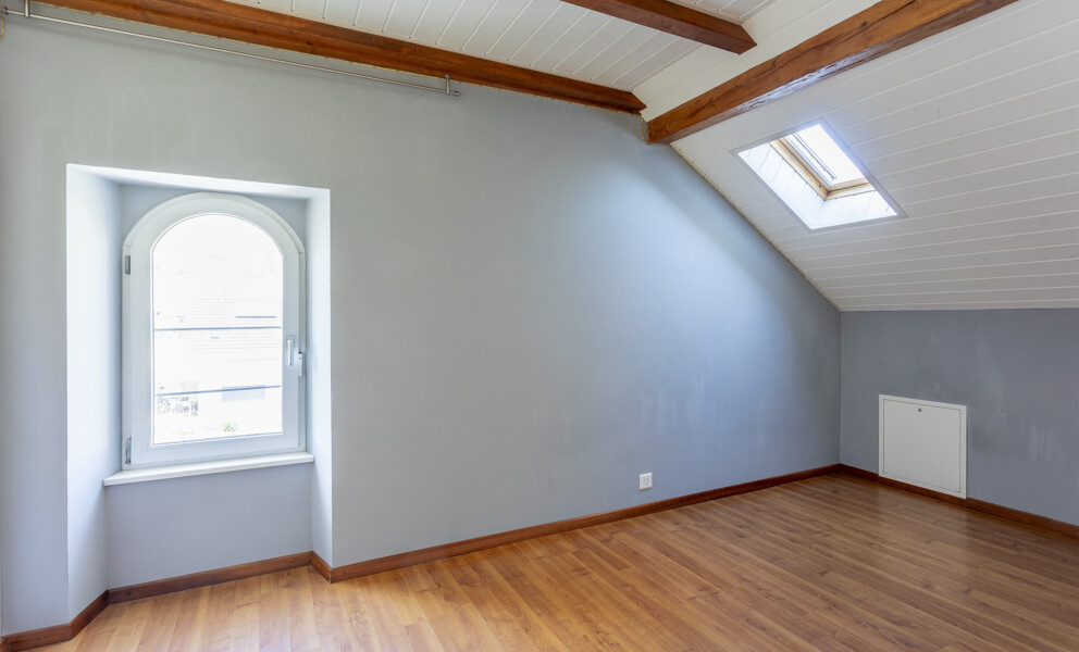 Ausgebauter Dachraum mit Dachfenster