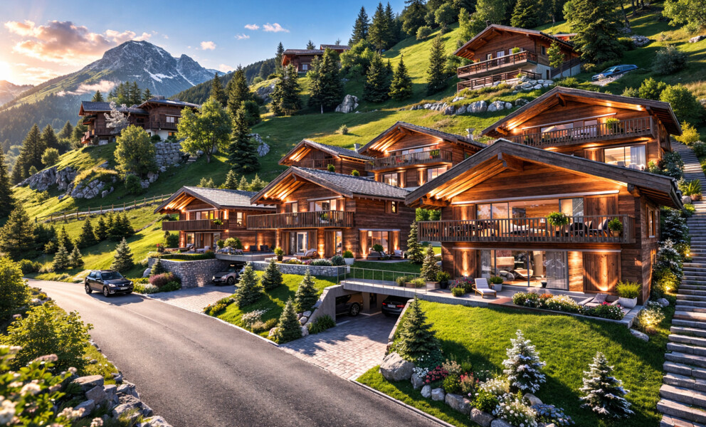 Alpines Chalet-Resort am Hang