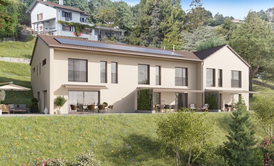 Modernes Wohnhaus in Hanglage