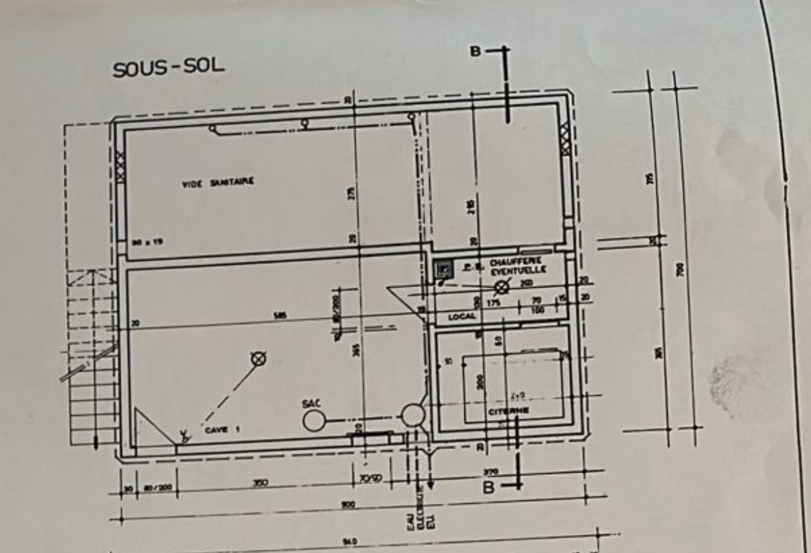 Keller-Grundriss
