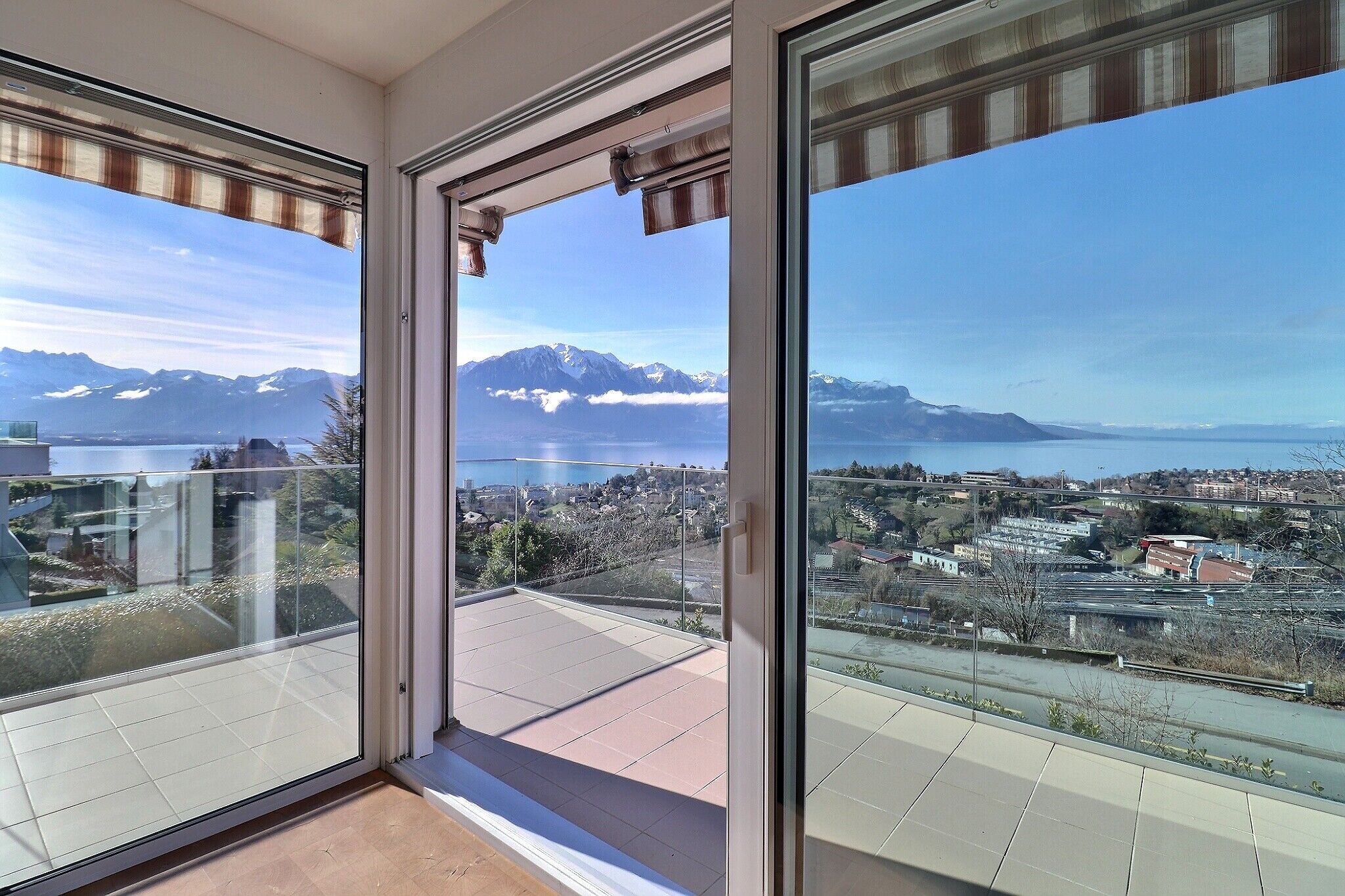 Balkon mit Panoramablick
