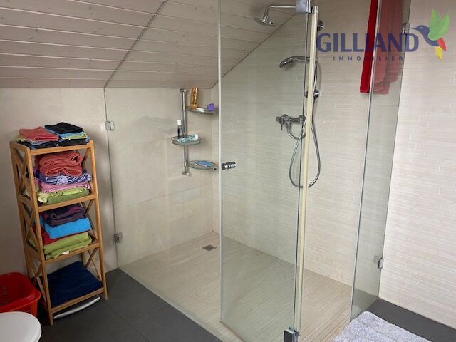 Badezimmer mit begehbarer Dusche