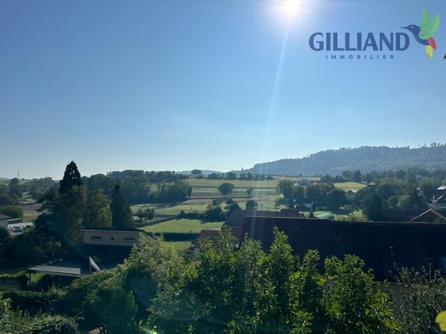Ländliche Aussicht mit Sonne