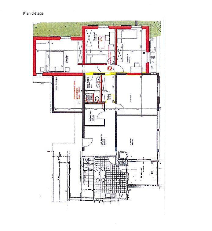 Grundriss eines Obergeschosses