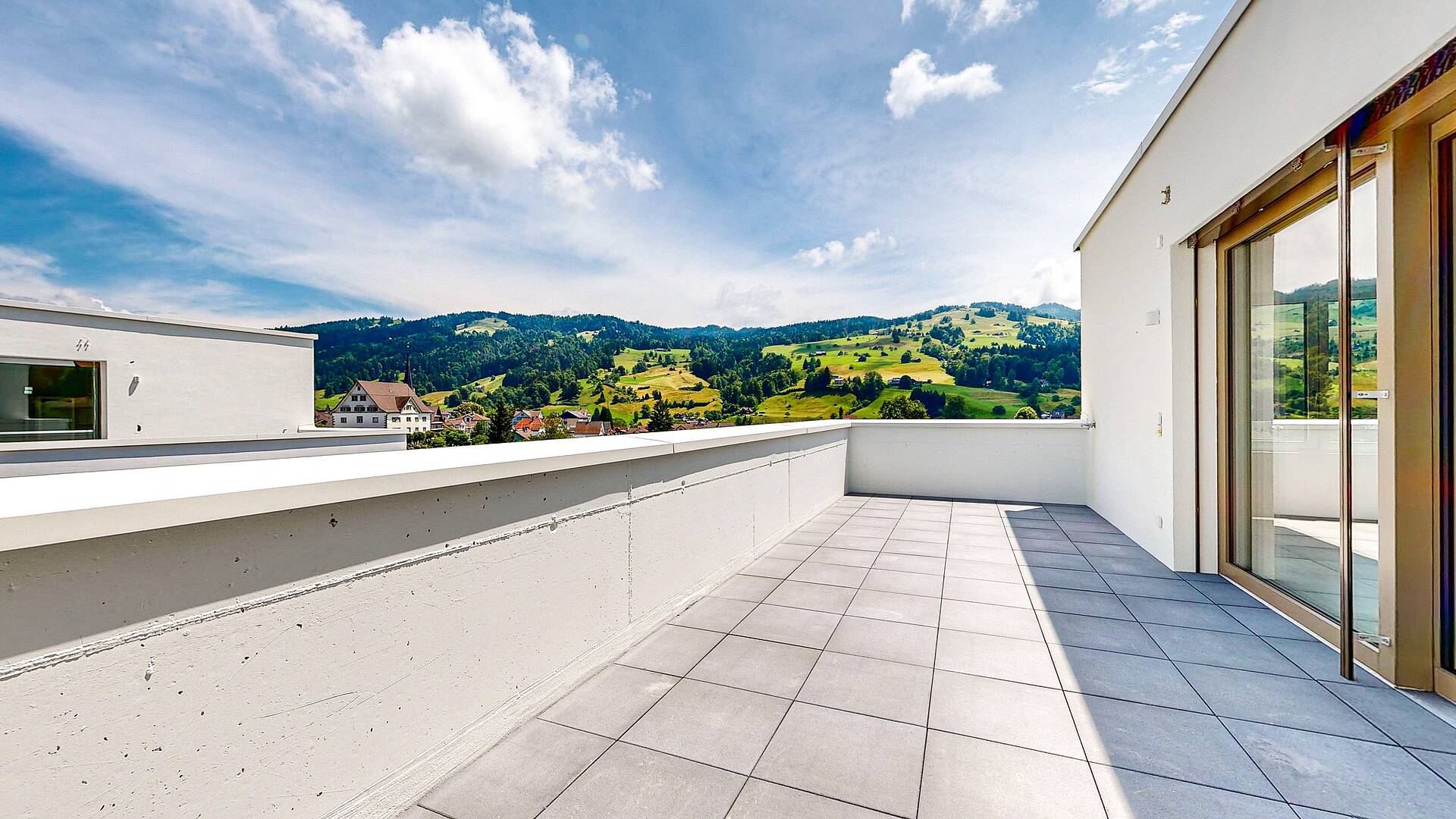 Dachterrasse mit Panoramablick