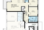 Grundriss einer Wohnung