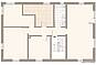 Grundriss eines mehrteiligen Hauses