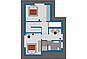 Grundriss eines Hauses