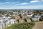 Stadtpanorama aus erhöhter Perspektive