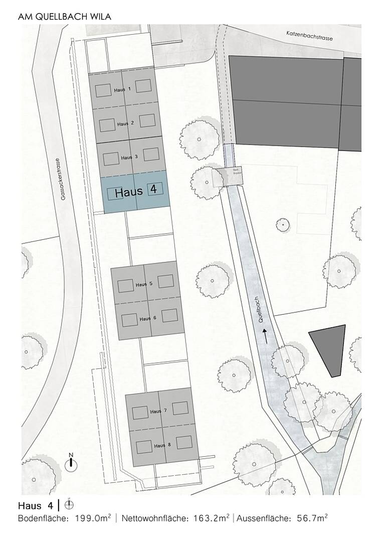 Lageplan von Haus 4