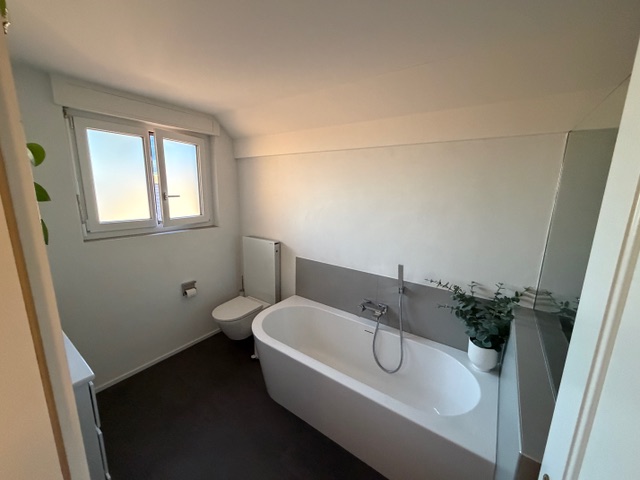 Modernes Badezimmer mit Badewanne