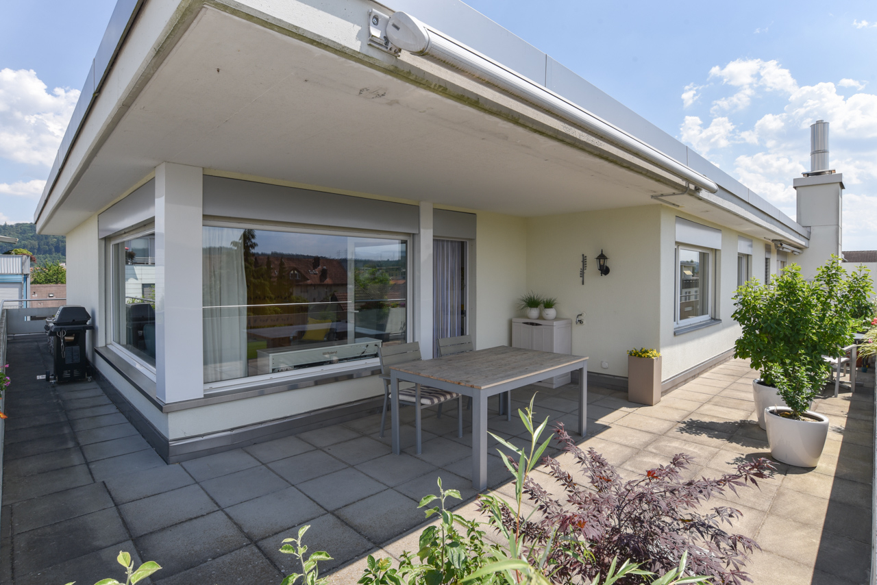 Dachterrasse mit Sitzgruppe