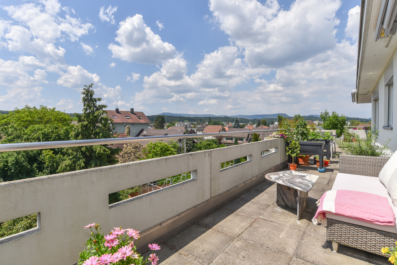 Balkon mit Panoramablick