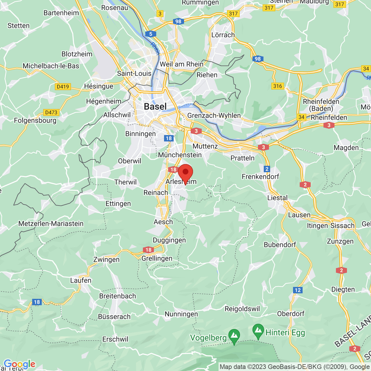 Unbekannte Karte/Ortsansicht