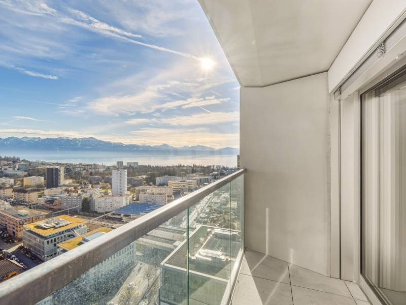 Balkon mit Panoramablick