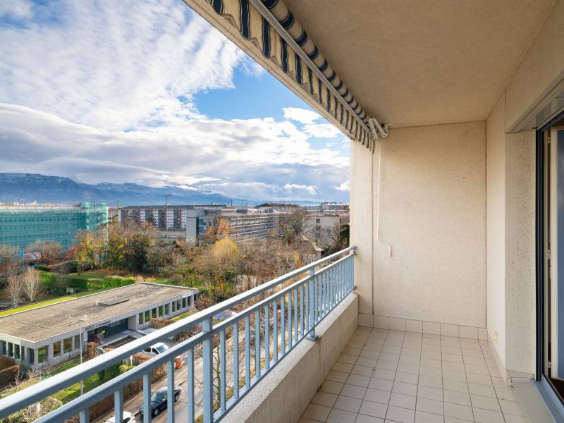 Balkon mit weitem Ausblick