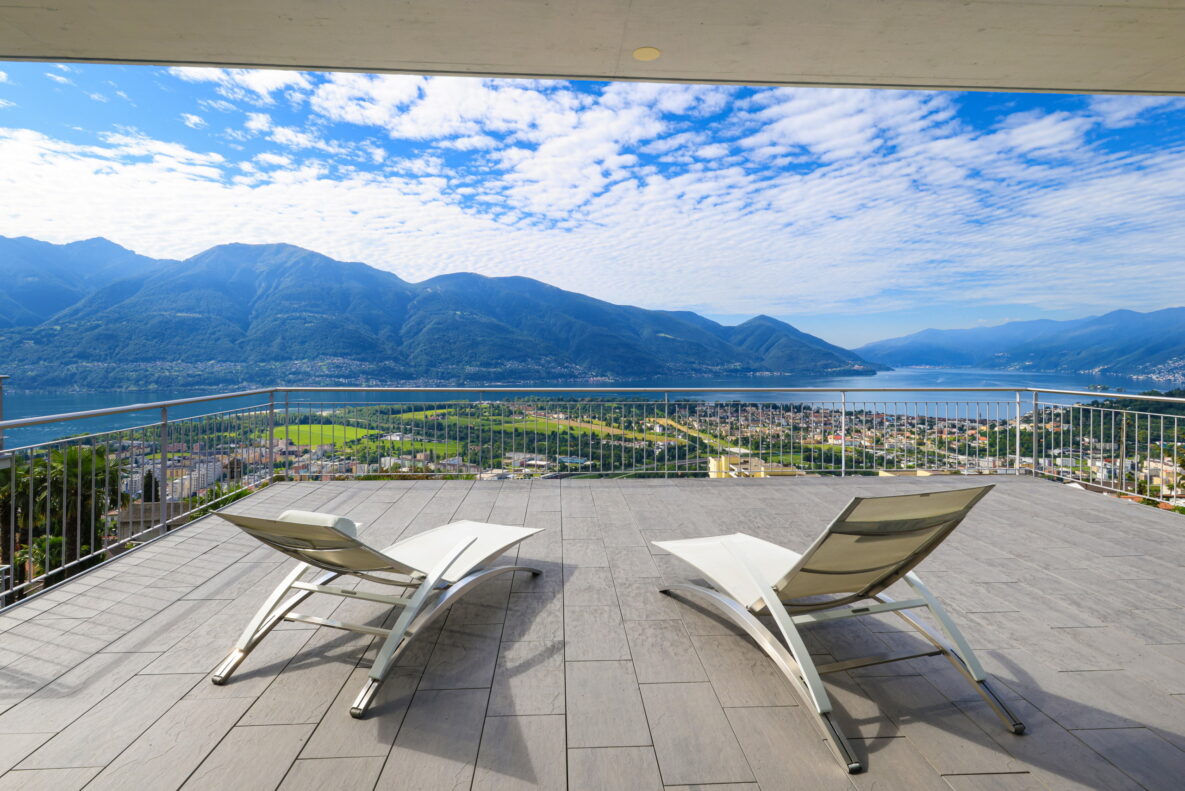 Terrasse mit Panoramablick