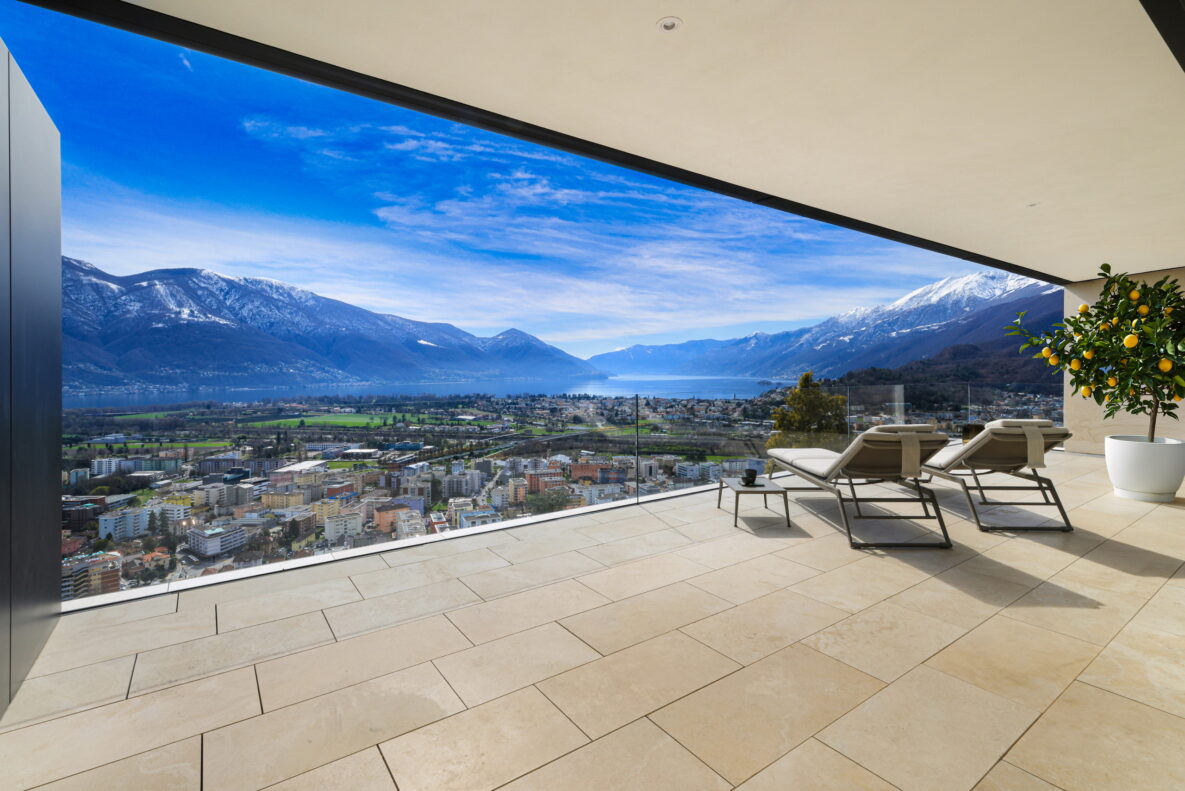 Terrasse mit Panoramablick