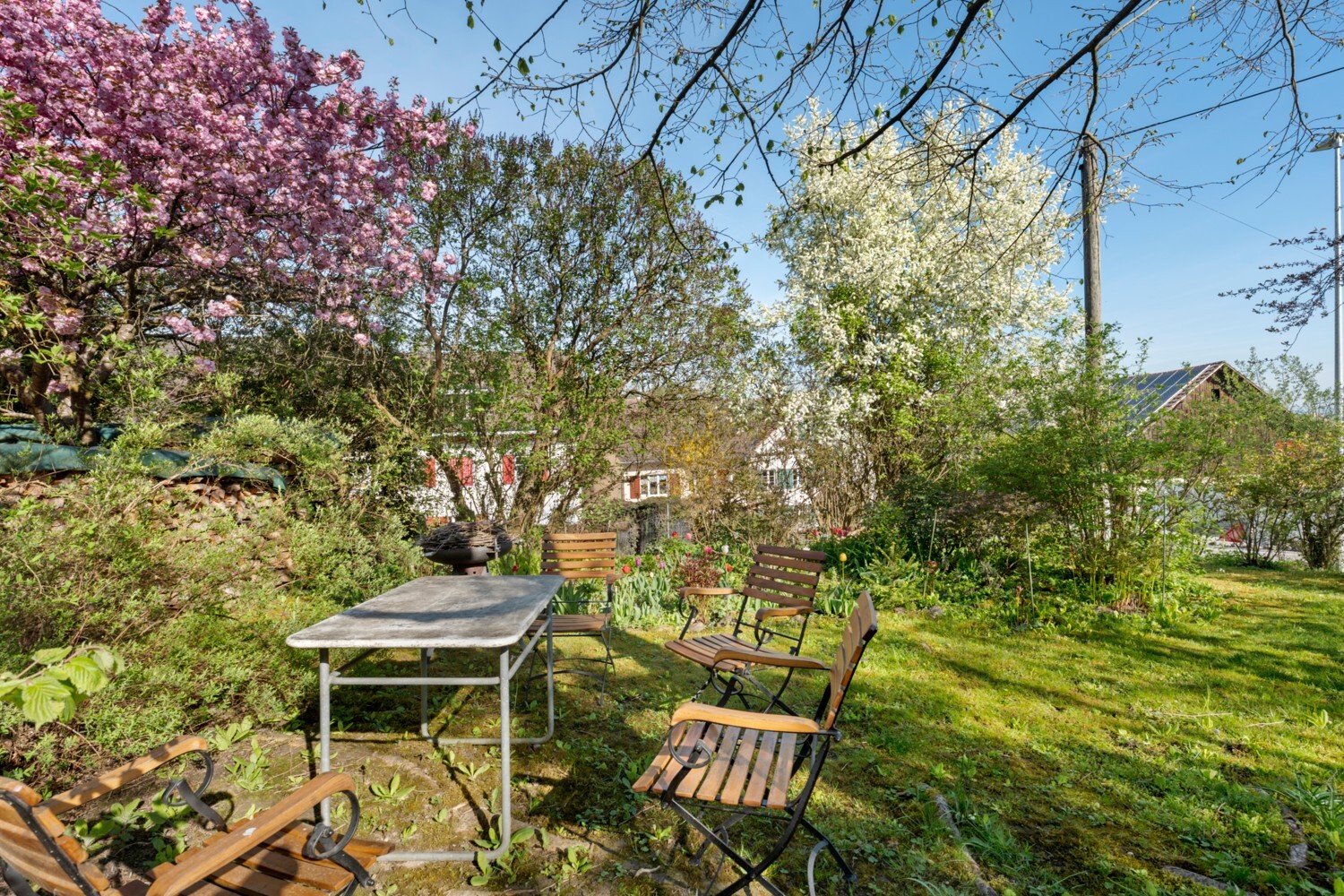 Garten mit Sitzgruppe