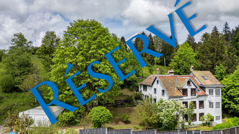 Landhaus auf grünem Hanggrundstück