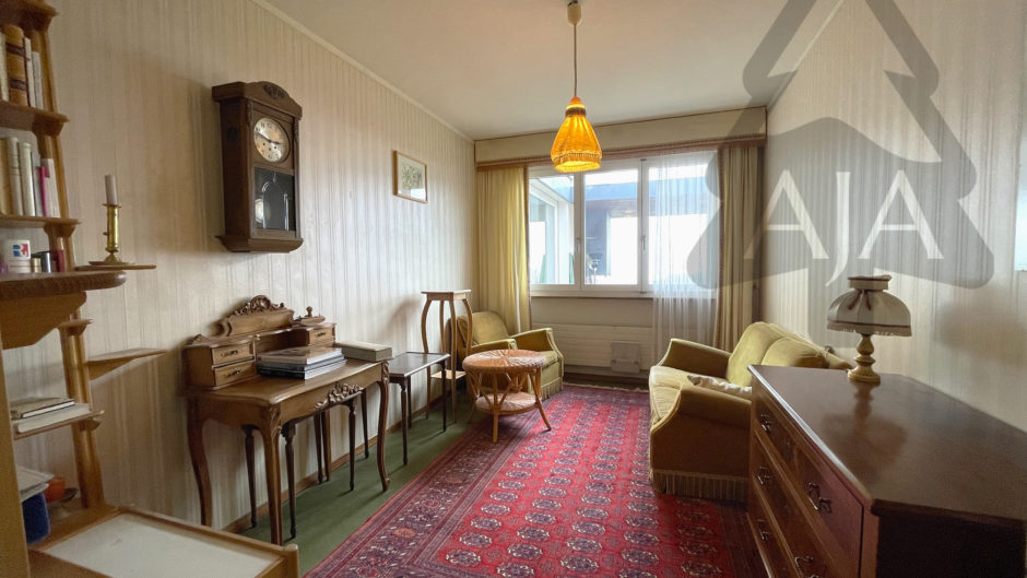Klassisches Wohnzimmer mit Vintage-Möbeln