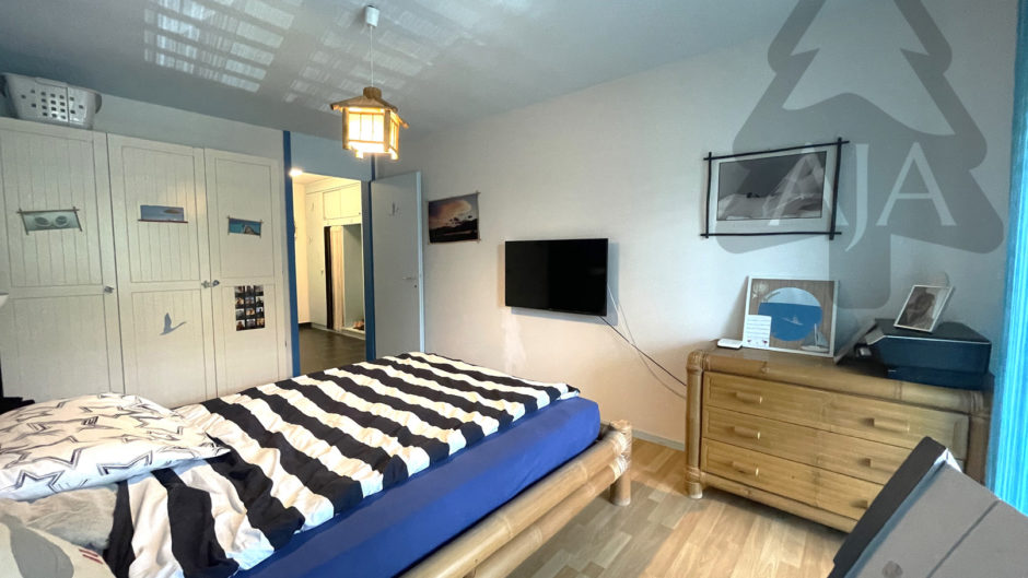 Schlafzimmer mit maritimem Dekor
