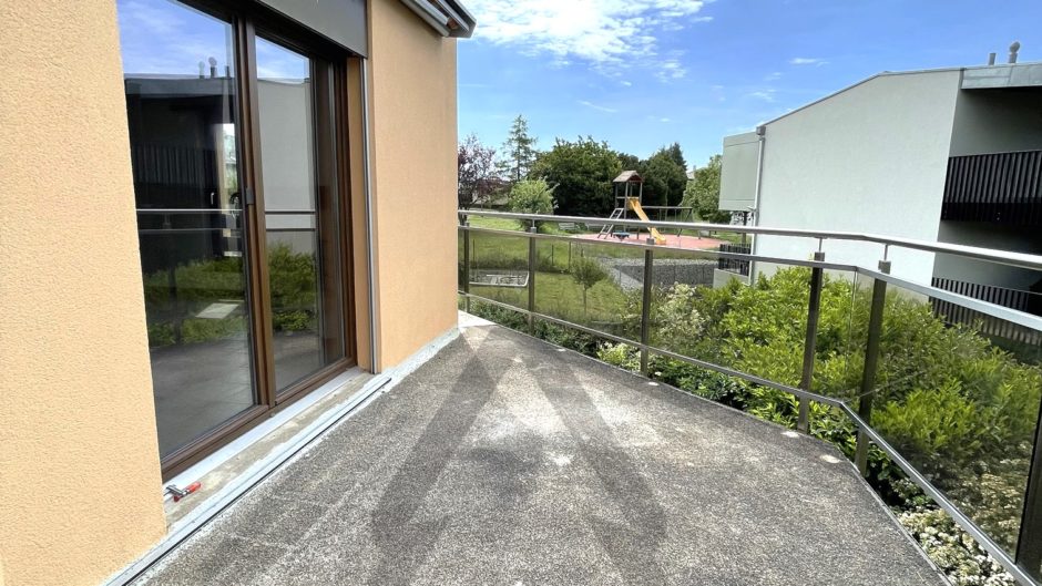 Balkon mit Blick ins Grüne
