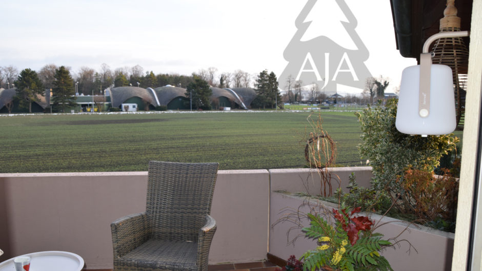 Terrasse mit Blick ins Grüne