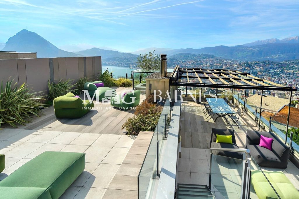 Dachterrasse mit Panoramablick