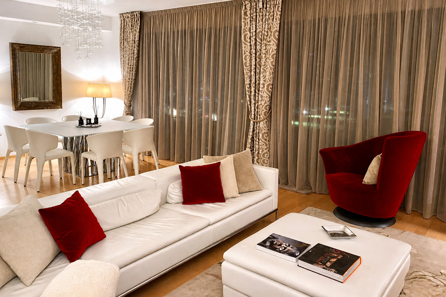 Elegantes Wohn- und Esszimmer